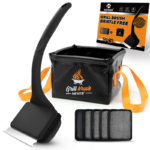 Grill Brush Bristle Free with Bucket